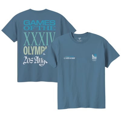 T-shirt Fanatics LA28 Collection Bluebell - Bleu marine chiné