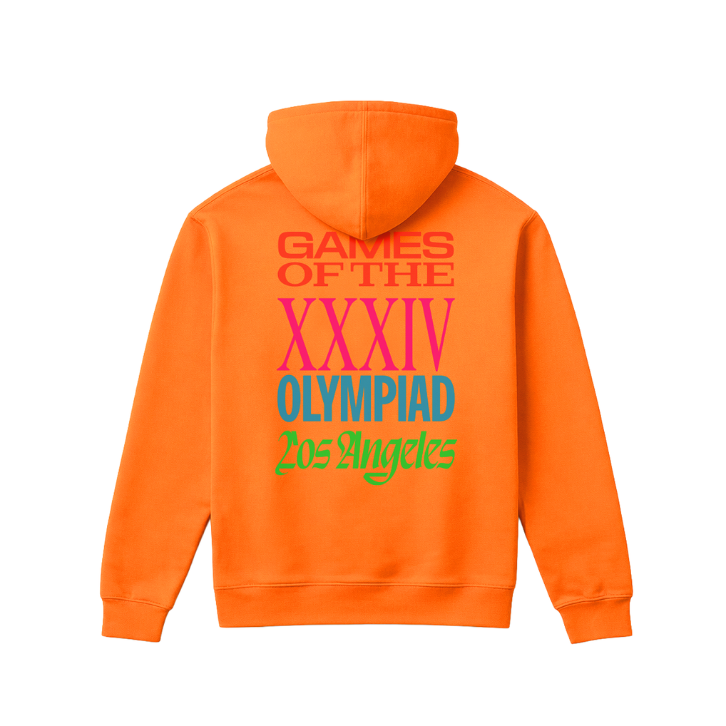 Sweat à capuche Fanatics LA28 Superbloom Collection - Orange