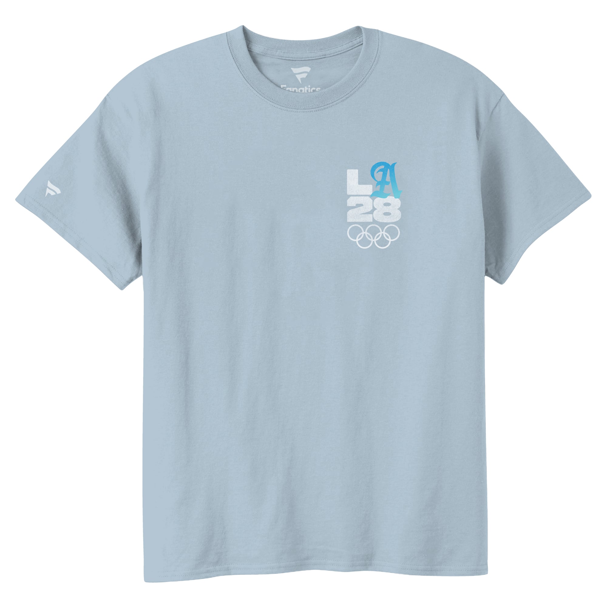 T-shirt homme Fanatics bleu poudré LA28 Collection Bluebell Paysage
