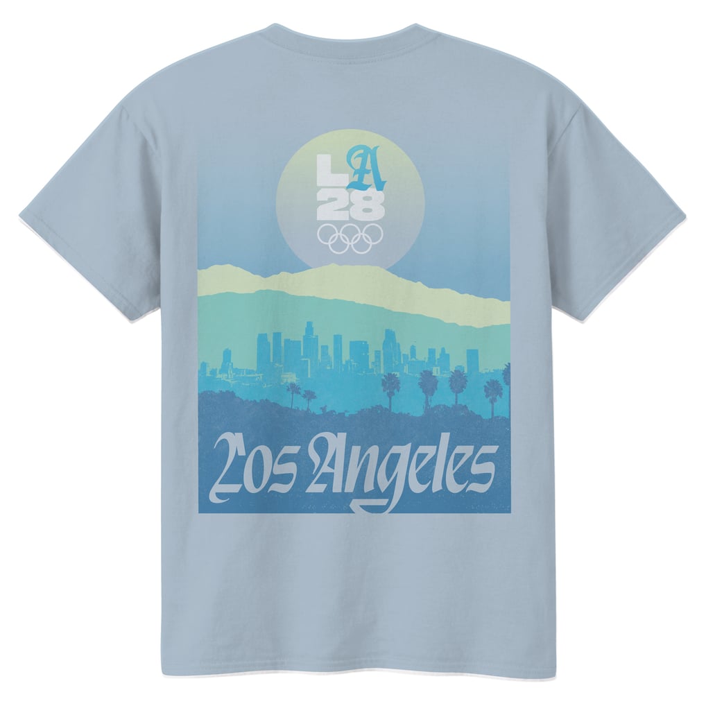 T-shirt Fanatics LA28 Collection Bluebell Paysage - Bleu poudré