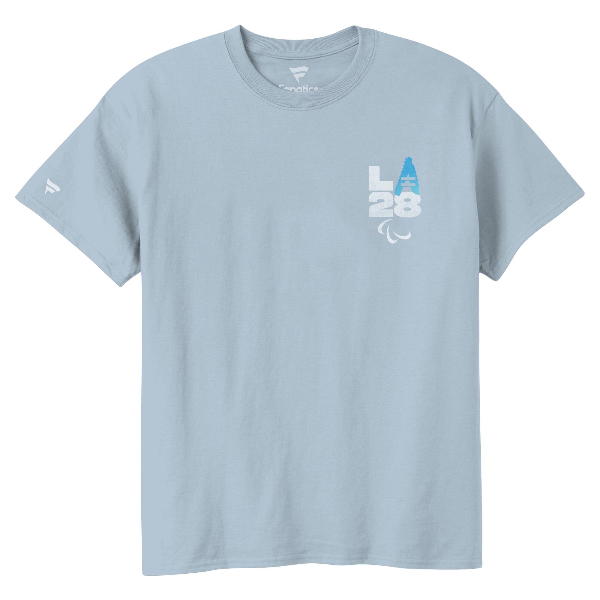 T-shirt Fanatics pour homme, bleu poudre, collection LA28 Paralympics Bluebell