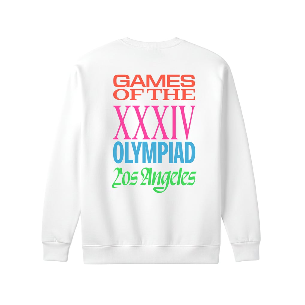 Sweat-shirt blanc de la collection Fanatics LA28 Superbloom