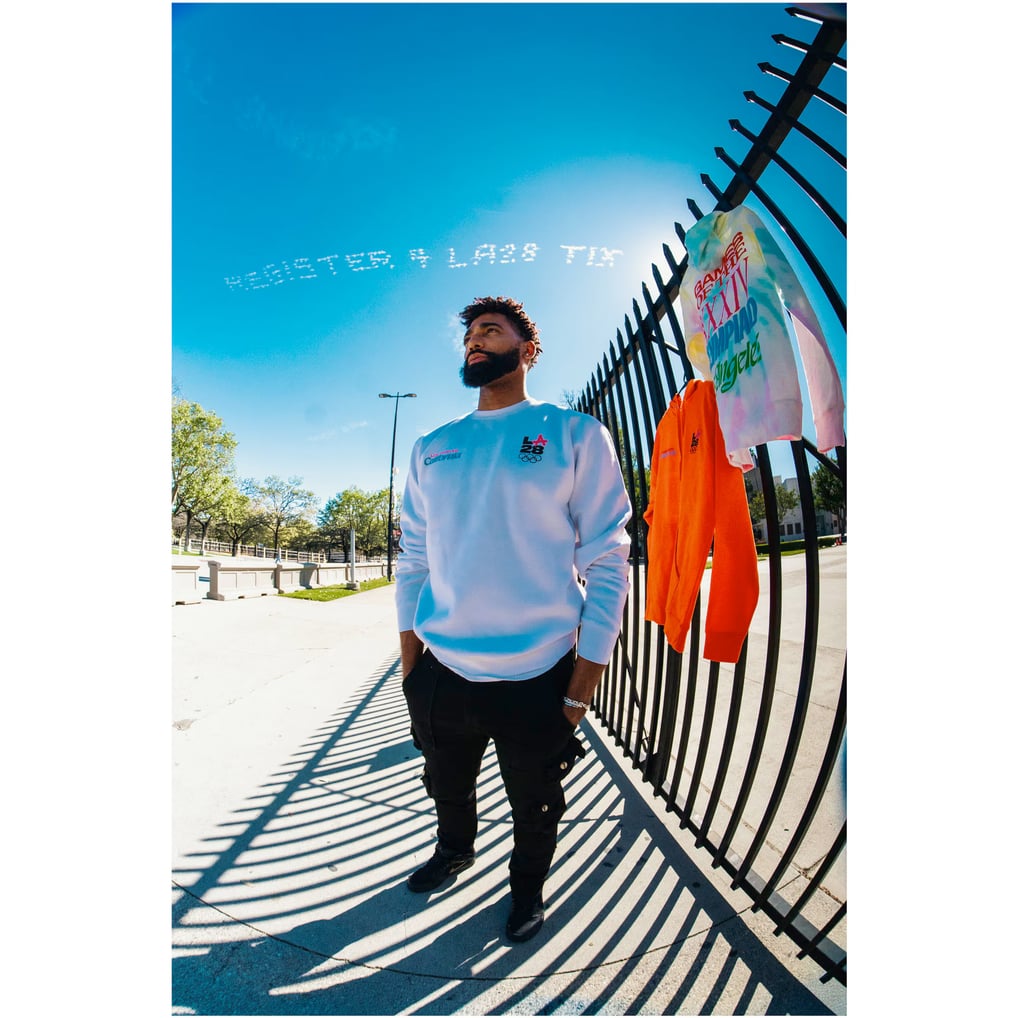 Sweat-shirt blanc de la collection Fanatics LA28 Superbloom