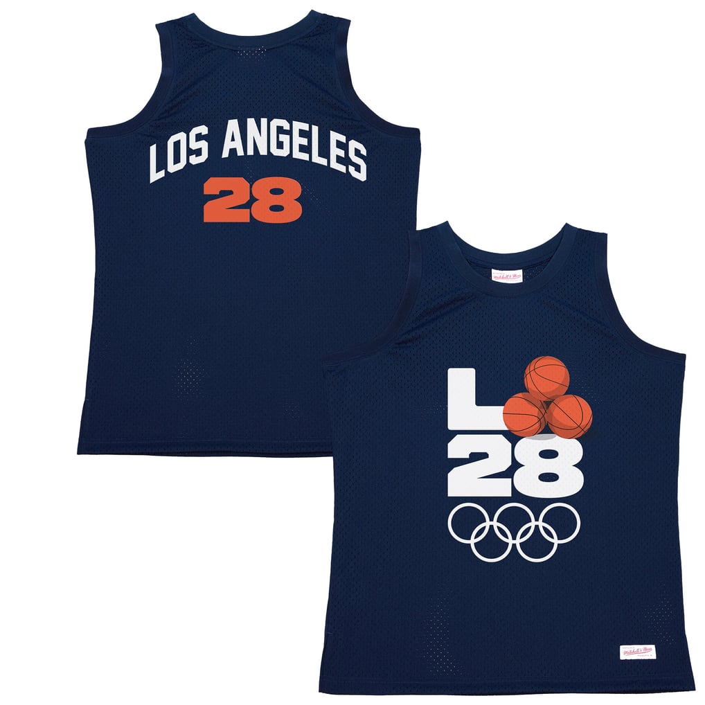 Débardeur en maille Mitchell & Ness Swingman LA28 x NBA All-Star Game - Bleu marine