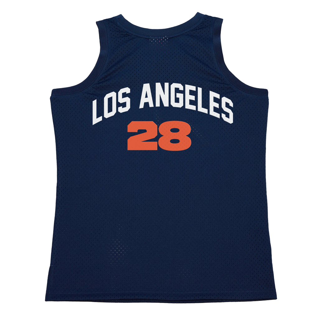 Débardeur en maille Mitchell & Ness Swingman LA28 x NBA All-Star Game - Bleu marine