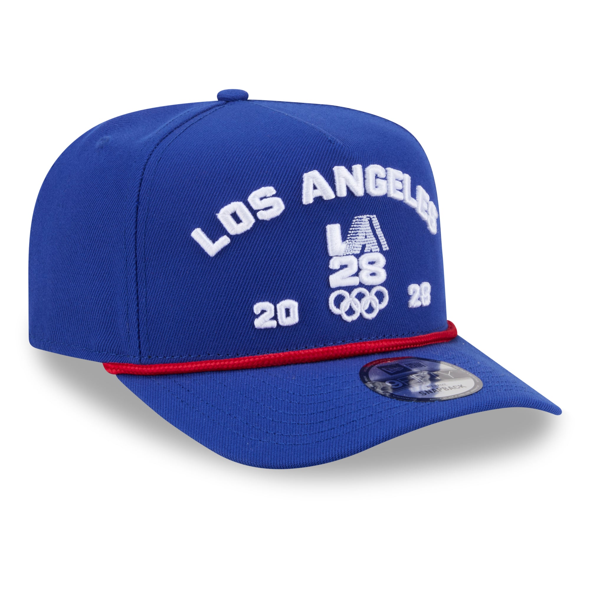Men's New Era  Royal LA28 Rope A-Frame 9FIFTY Snapback Hat