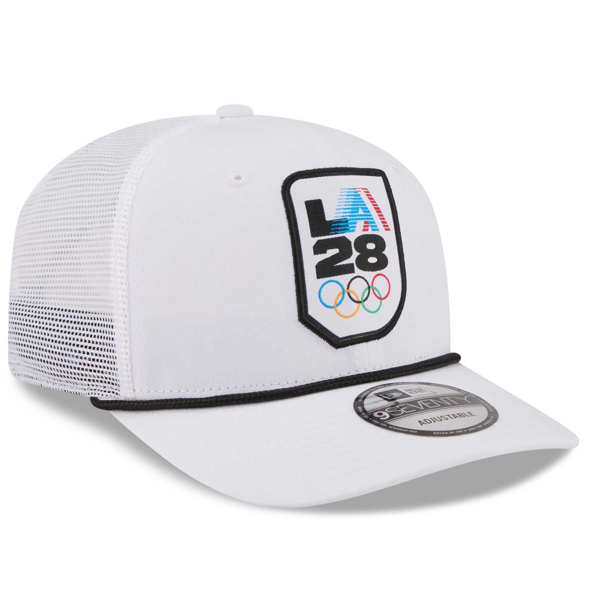 Casquette ajustable New Era LA28 Summer Olympics Core 9SEVENTY blanche pour homme