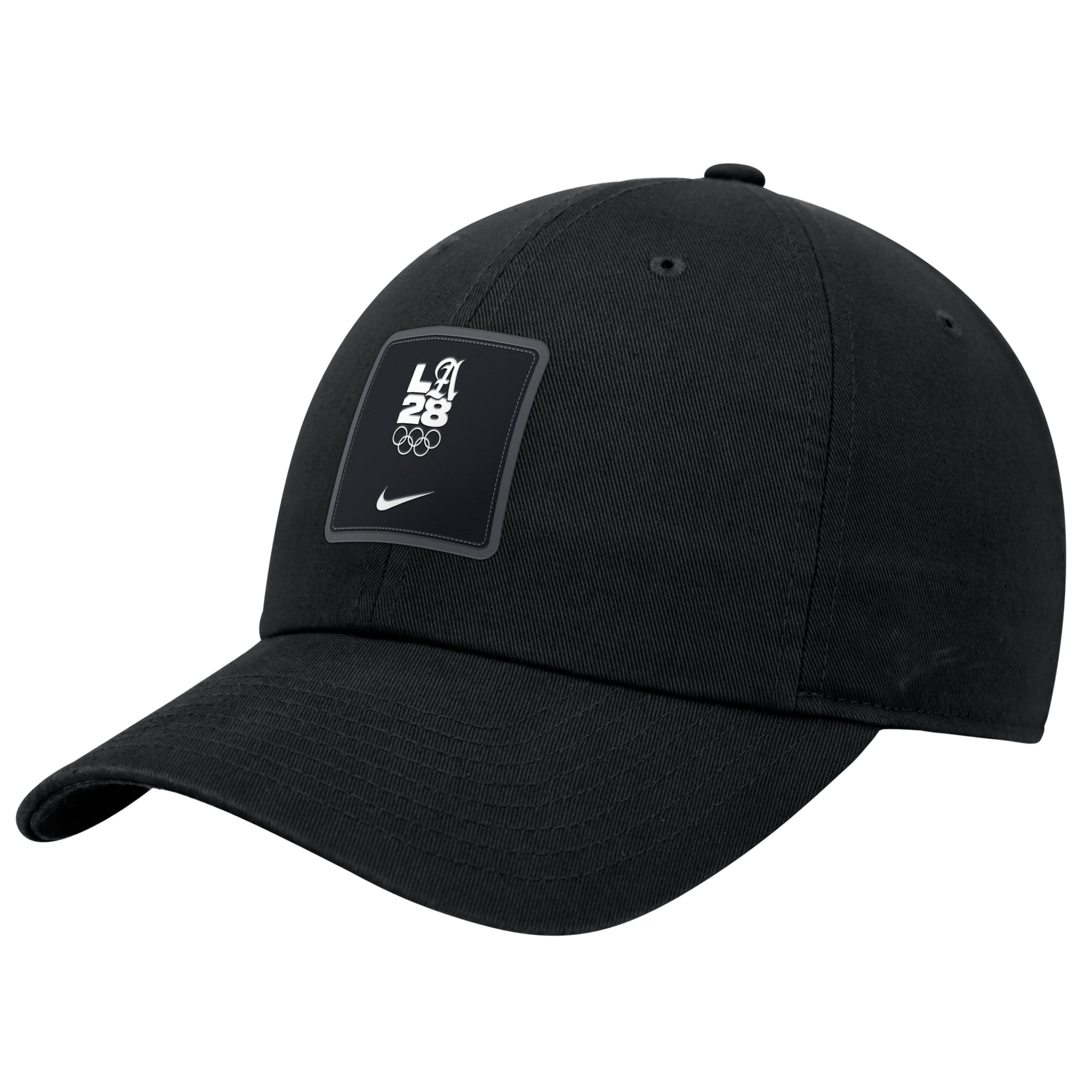 Men's Nike Black LA28 Summer Olympics Club Unstructured Adjustable Hat