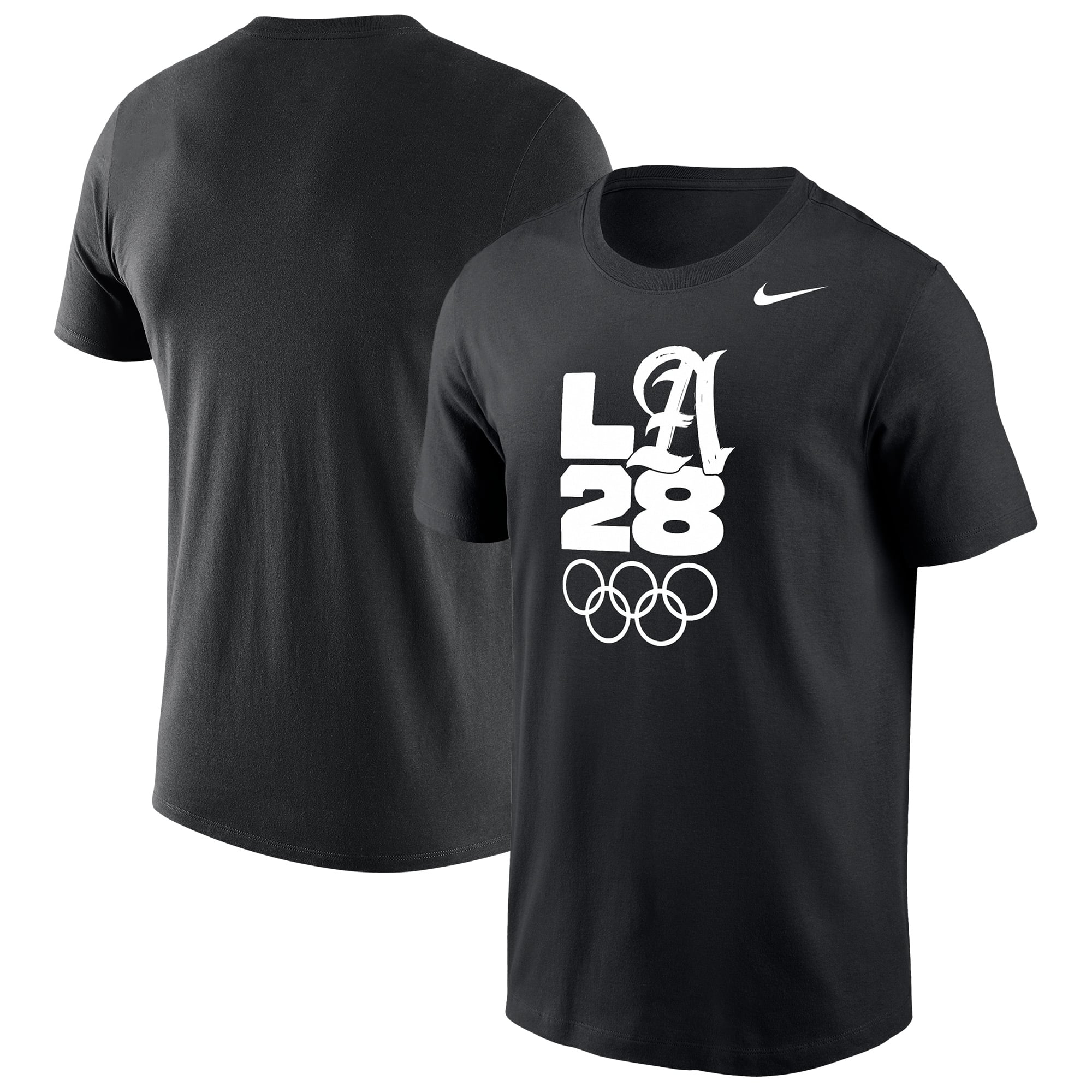 T-shirt Nike LA28 Jeux olympiques d'été pour homme, noir, technologie Dri-FIT