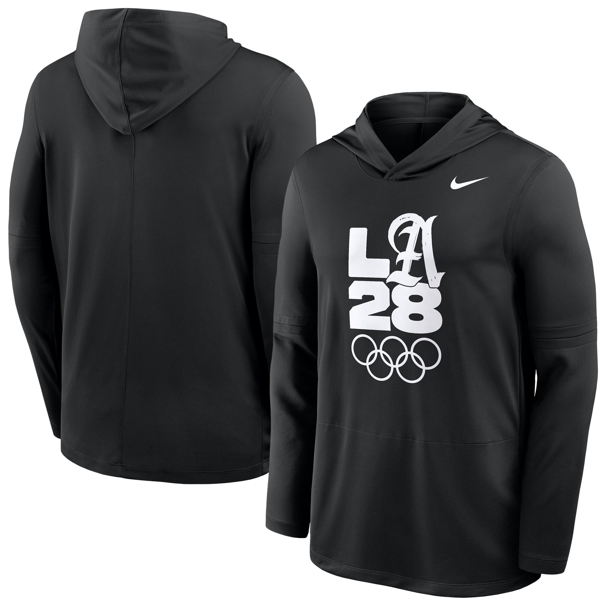 Sweat à capuche Nike LA28 Summer Olympics Script noir pour homme