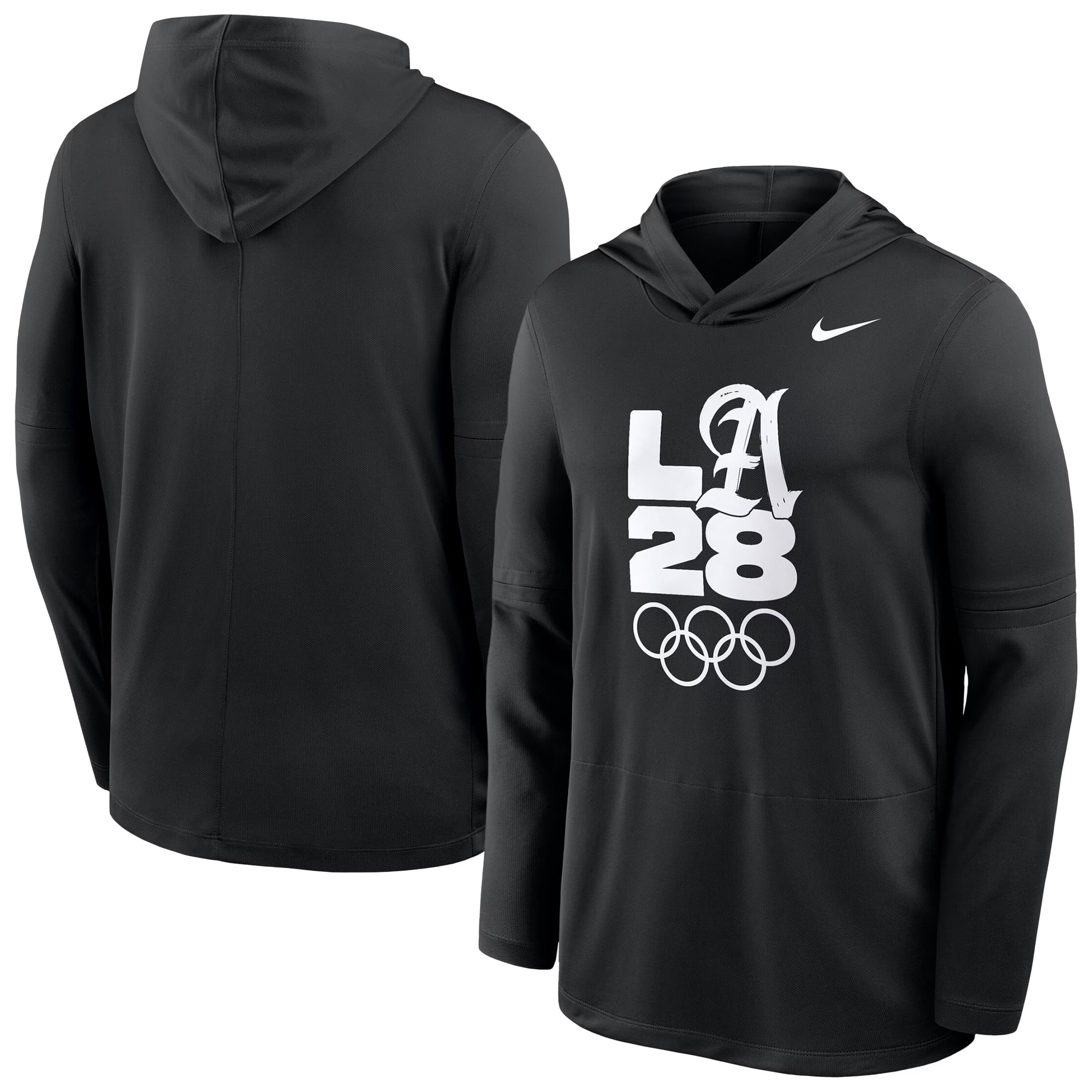 Sweat à capuche Nike LA28 Summer Olympics Script noir pour homme