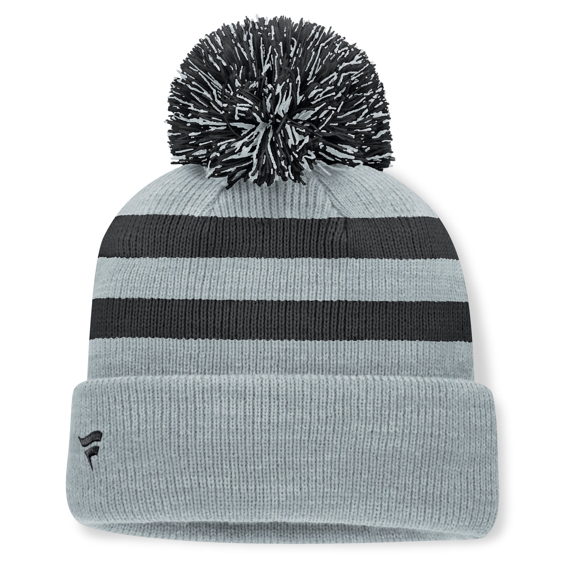 Bonnet unisexe Fanatics Jeux olympiques d'été 2028, gris LA28, à pompon