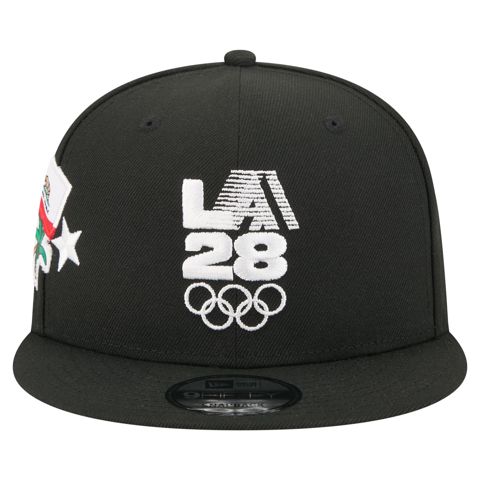Unisex New Era Black LA28 Summer Olympics City Patch 9FIFTY Snapback Hat