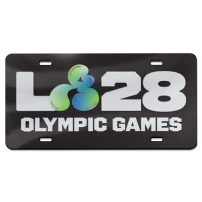 LA28 License Plates Auto Accessories, LA28 License Plates Auto Accessories | Global Olympic Online Shop
