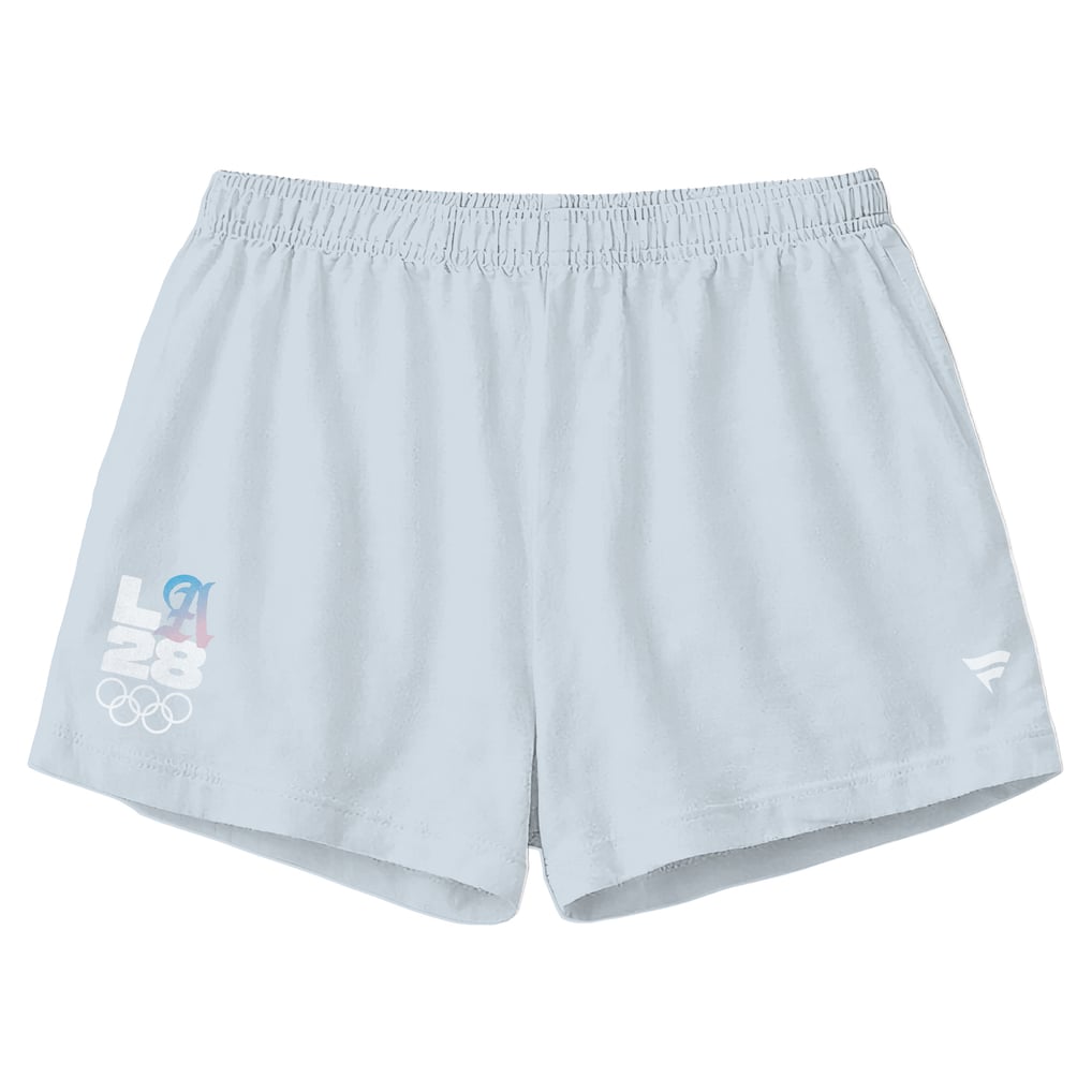 Short de détente Fanatics LA28 Collection Bluebell pour femme - Bleu clair