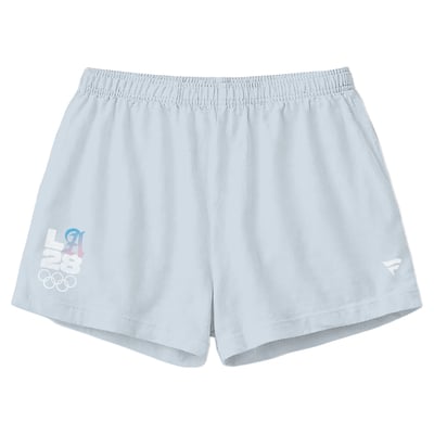 Short de détente Fanatics LA28 Collection Bluebell pour femme - Bleu clair