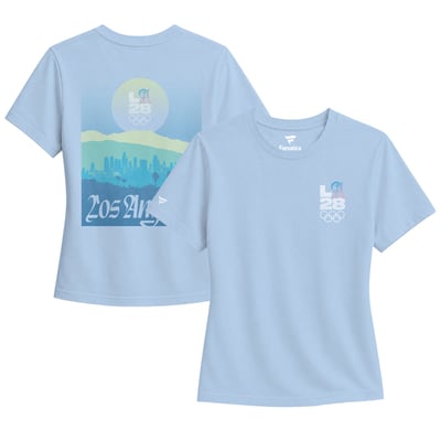 T-shirt Fanatics LA28 Collection Bluebell pour femme - Bleu clair