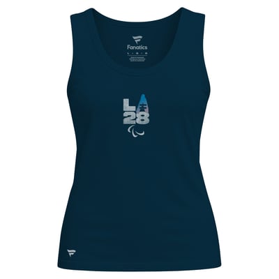 Débardeur ajusté Fanatics pour femme, collection LA28 Paralympics Bluebell - Bleu marine