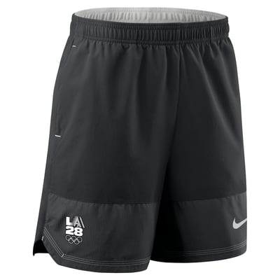 Short tissé Nike Dri-FIT LA28 pour jeunes - Noir