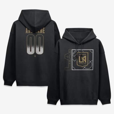 LAFC  Home Field Pop Personalized Name & Number Hoodie - Black
