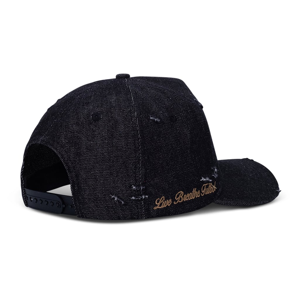 Unisex LAFC Live Breathe Futbol Black Distressed Snapback Hat