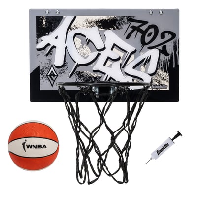 Las Vegas Aces Franklin Sports Over-the-Door Basketball Hoop Set