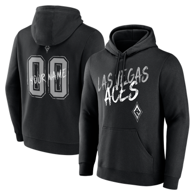 Las Vegas Aces Hustle Personalized Name & Number Hoodie - Black