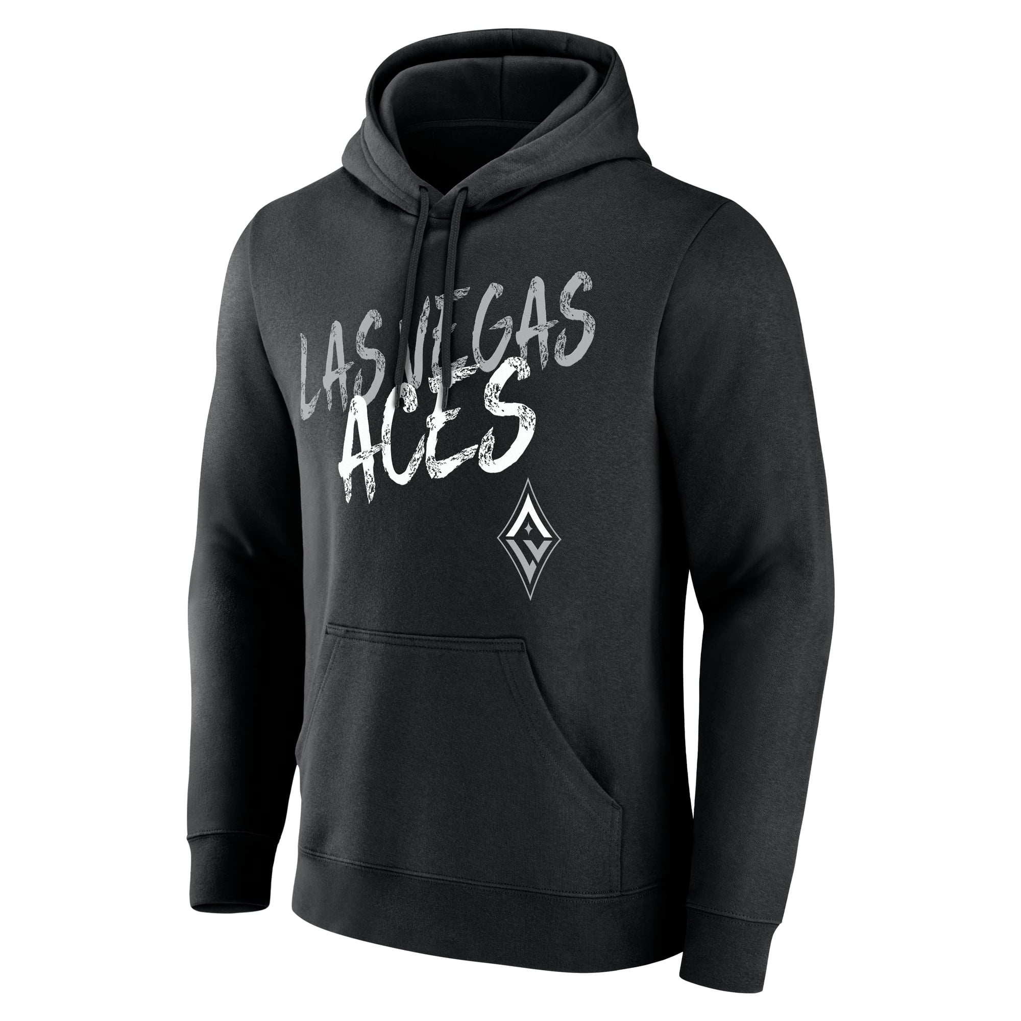 Sweat à capuche noir pour homme Las Vegas Aces Hustle personnalisé avec nom et numéro