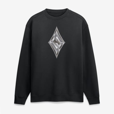 Las Vegas Aces  Metallic Mascot Sweatshirt - Black