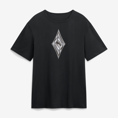 Las Vegas Aces  Metallic Mascot T-Shirt - Black