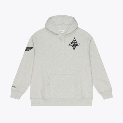  Las Vegas Aces Mitchell & Ness Fleece Hoodie - Gray