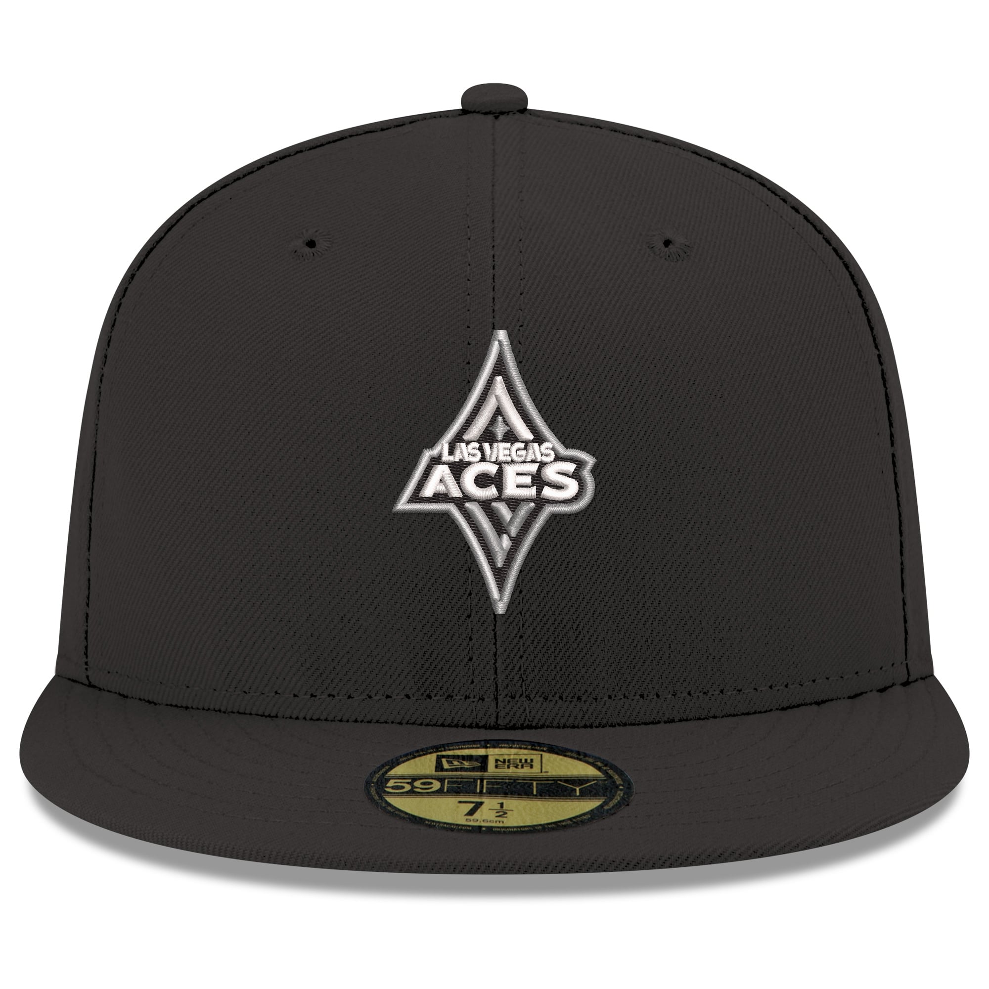 Men's New Era Black Las Vegas Aces Team 59FIFTY Fitted Hat
