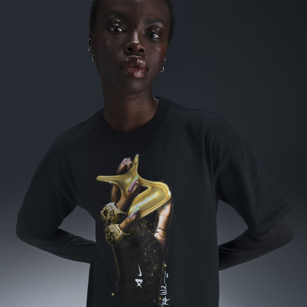A'ja Wilson Las Vegas Aces Nike Unisex WNBA Summit Player T-Shirt - Black