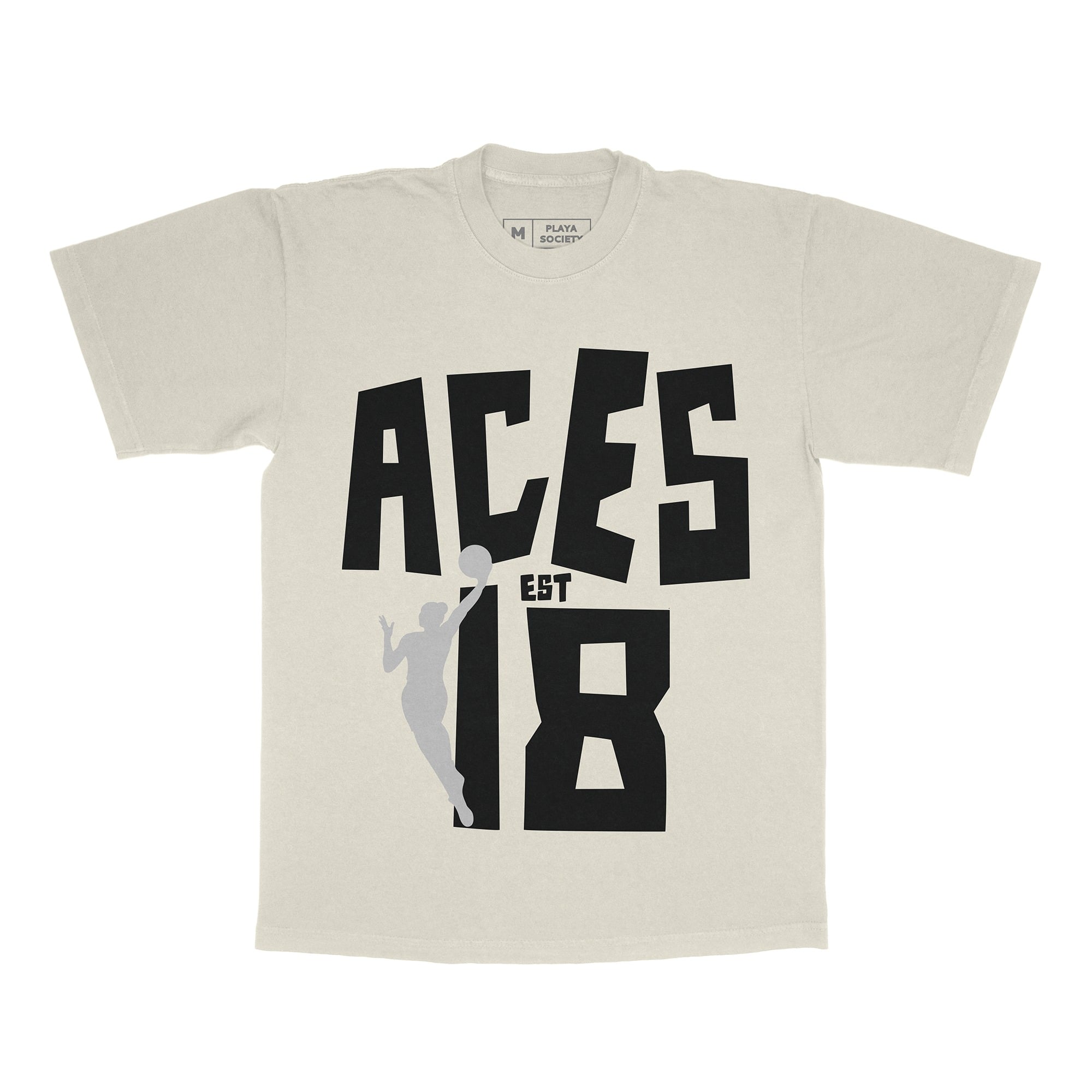 T-shirt unisexe Playa Society Oatmeal Las Vegas Aces Est
