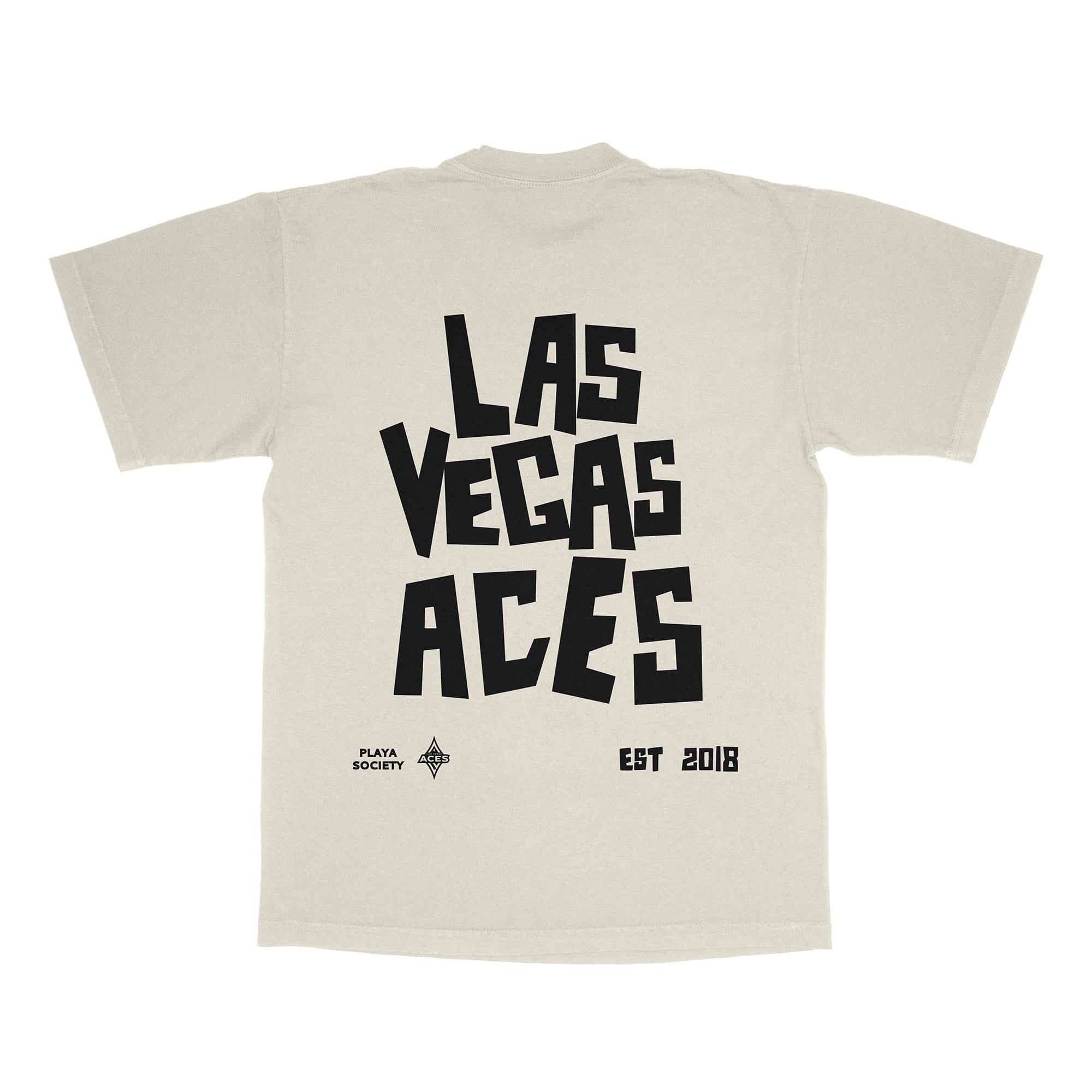 T-shirt unisexe Playa Society Oatmeal Las Vegas Aces Est