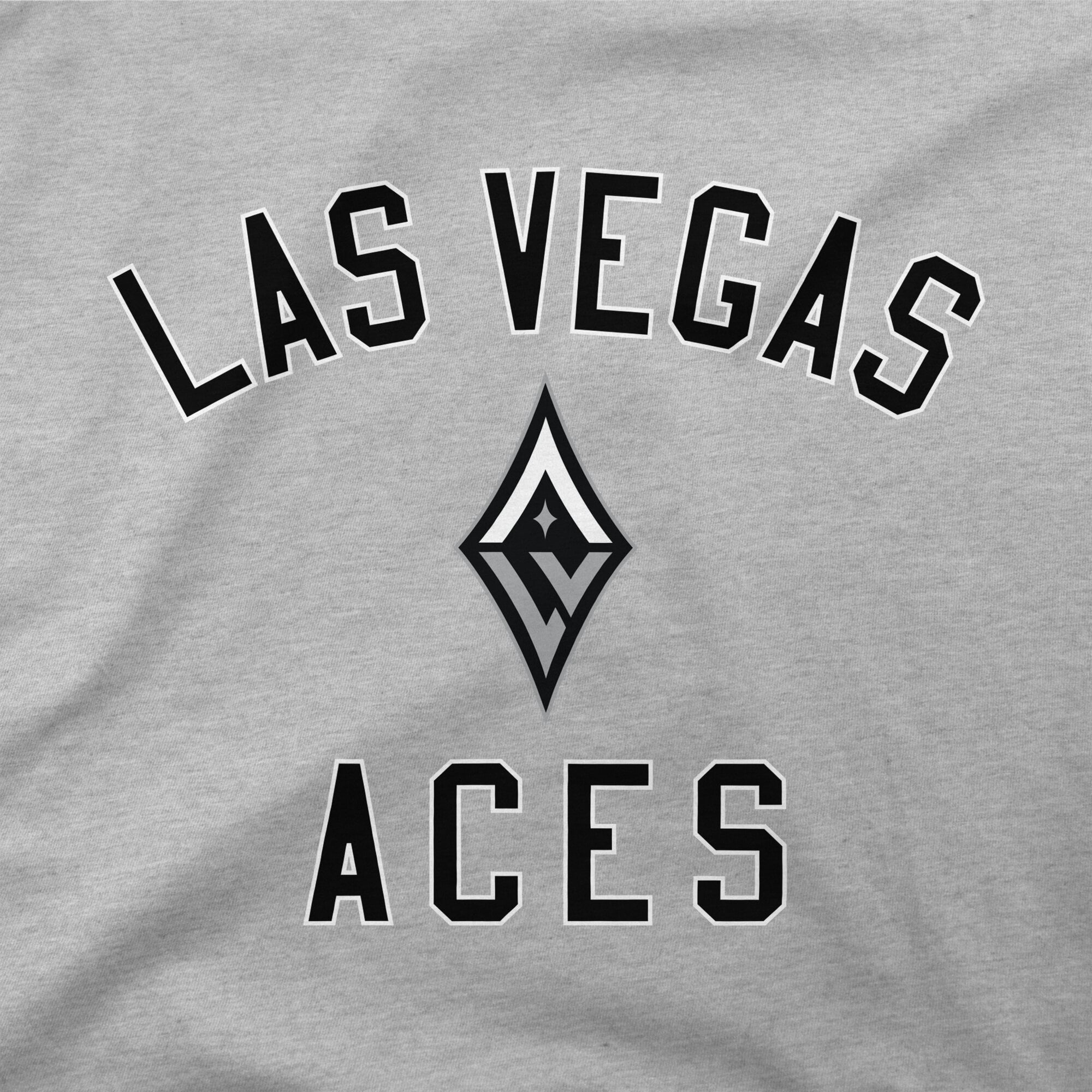 Unisex Stadium Essentials Gray Las Vegas Aces Athletic Soul T-Shirt