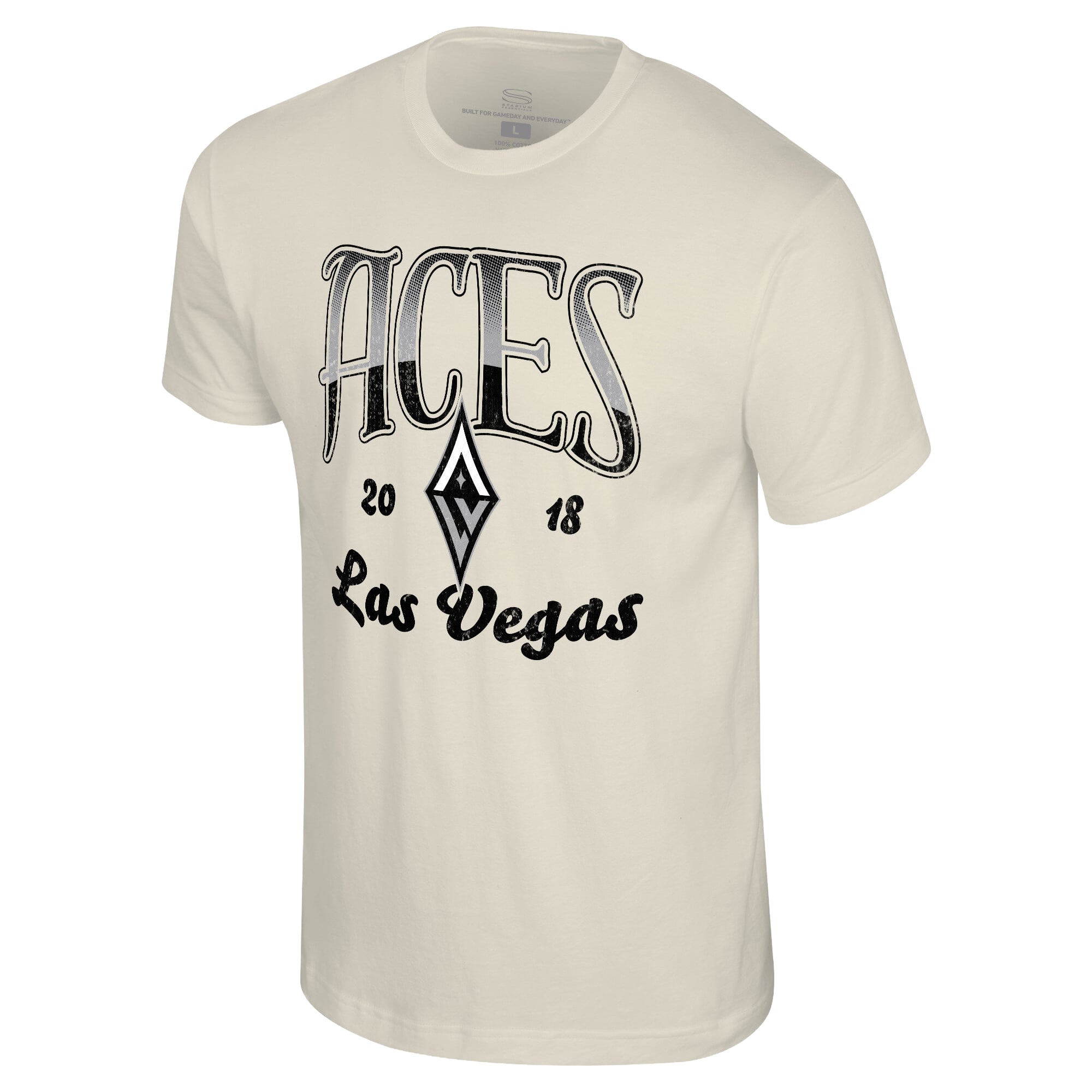 Unisex Stadium Essentials Natural Las Vegas Aces Sky High T-Shirt