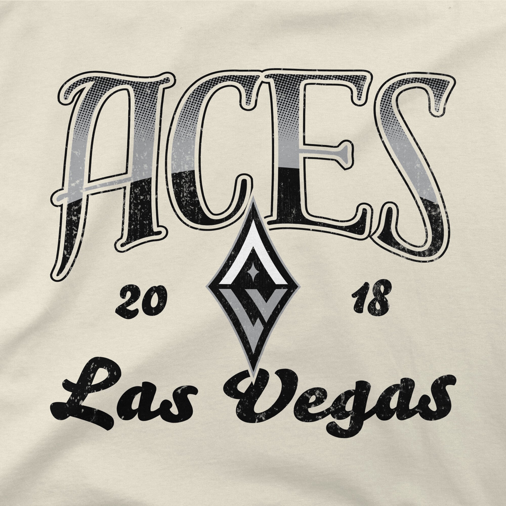 Unisex Stadium Essentials Natural Las Vegas Aces Sky High T-Shirt