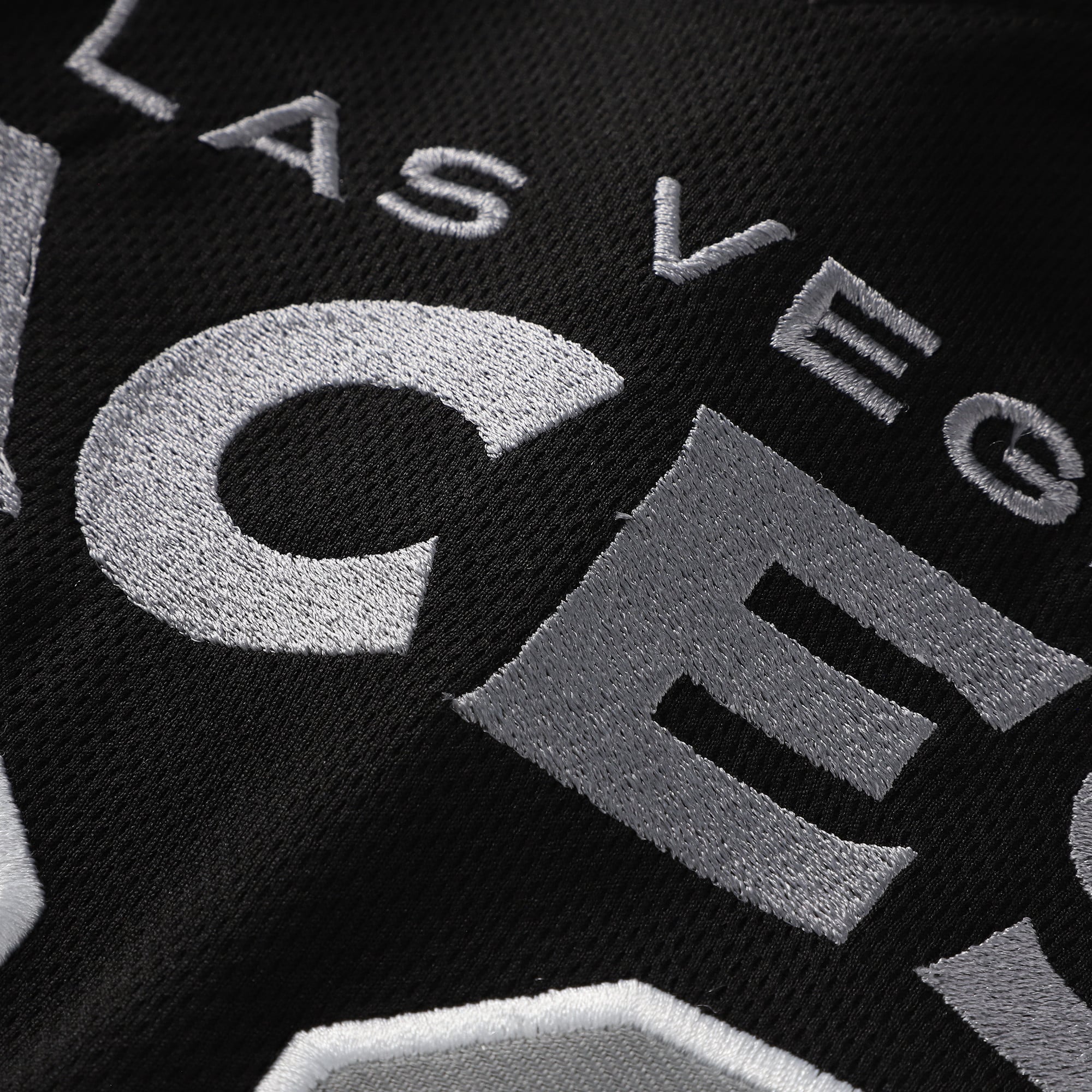 Women's FISLL A'ja Wilson Black Las Vegas Aces Cropped Football Jersey