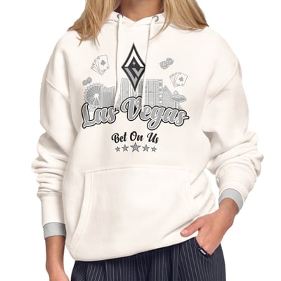 Las Vegas Aces Starter Women's City Slogan Fleece Hoodie - White
