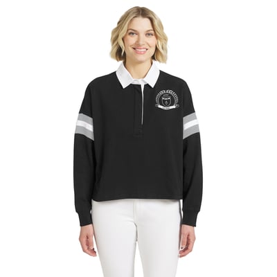 Las Vegas Aces WEAR by Erin Andrews Women's Rugby Polo - Black