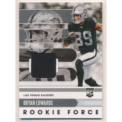 2020 Absolute Rookie Force Jerseys #29 Bryan Edwards