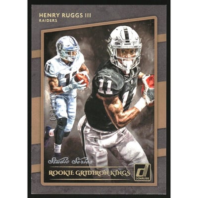 2020 Donruss Rookie Gridiron Kings Studio Series #8 Henry Ruggs III