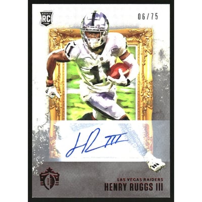 2020 Gridiron Kings Signatures Red #16 Henry Ruggs III/75