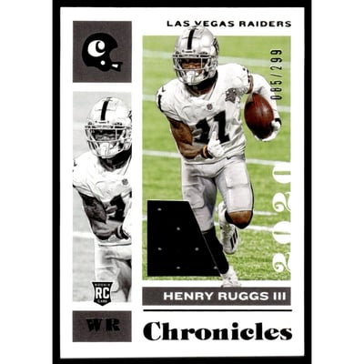 2020 Panini Chronicles Jerseys #51 Henry Ruggs III/299