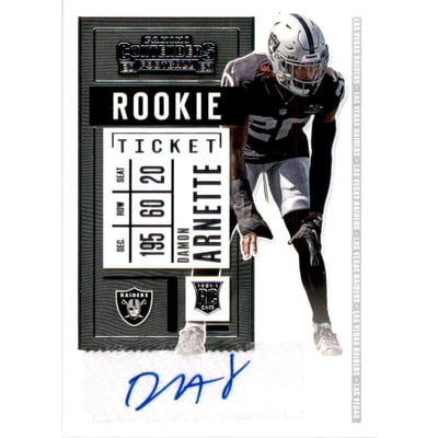 2020 Panini Contenders #152A Damon Arnette AU RC