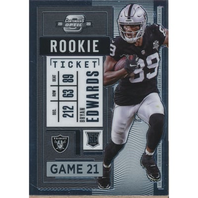 2020 Panini Contenders Optic #63 Bryan Edwards RC