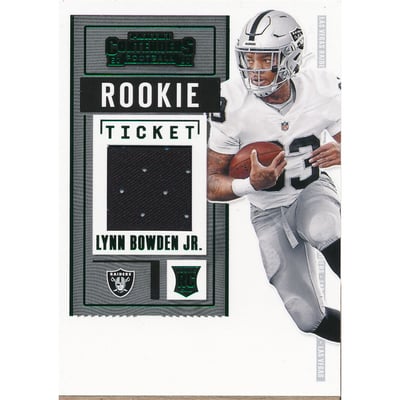 2020 Panini Contenders Rookie Ticket Swatches #29 Lynn Bowden Jr.