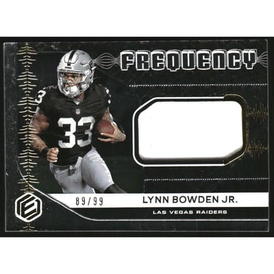 2020 Panini Elements Frequency Materials #26 Lynn Bowden Jr./99