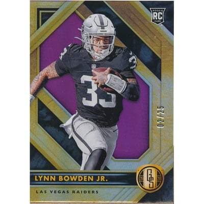 2020 Panini Gold Standard Rose Gold #132 Lynn Bowden Jr.
